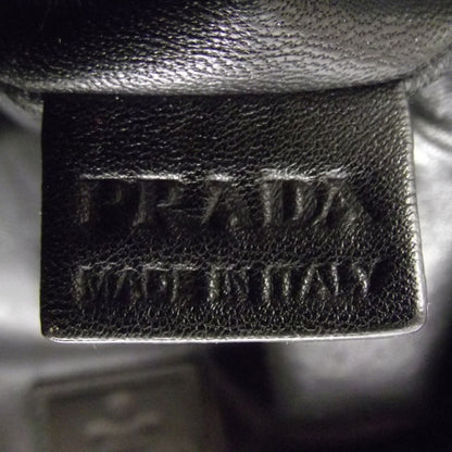 Prada Nappa Stripes Shoulder Bag Black 8 of 11
