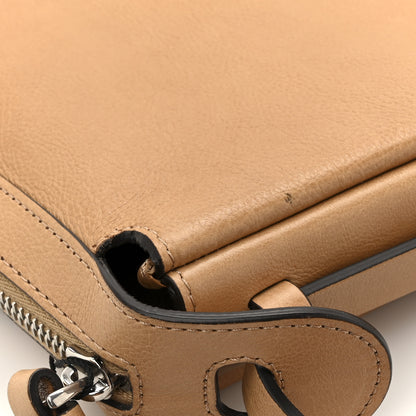 Fendi Vitello Medium Simply Fendi Shoulder Bag Miele Scuro 12 of 12