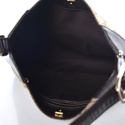 Gucci Monogram Hasler Hobo Dark Brown 5 of 7