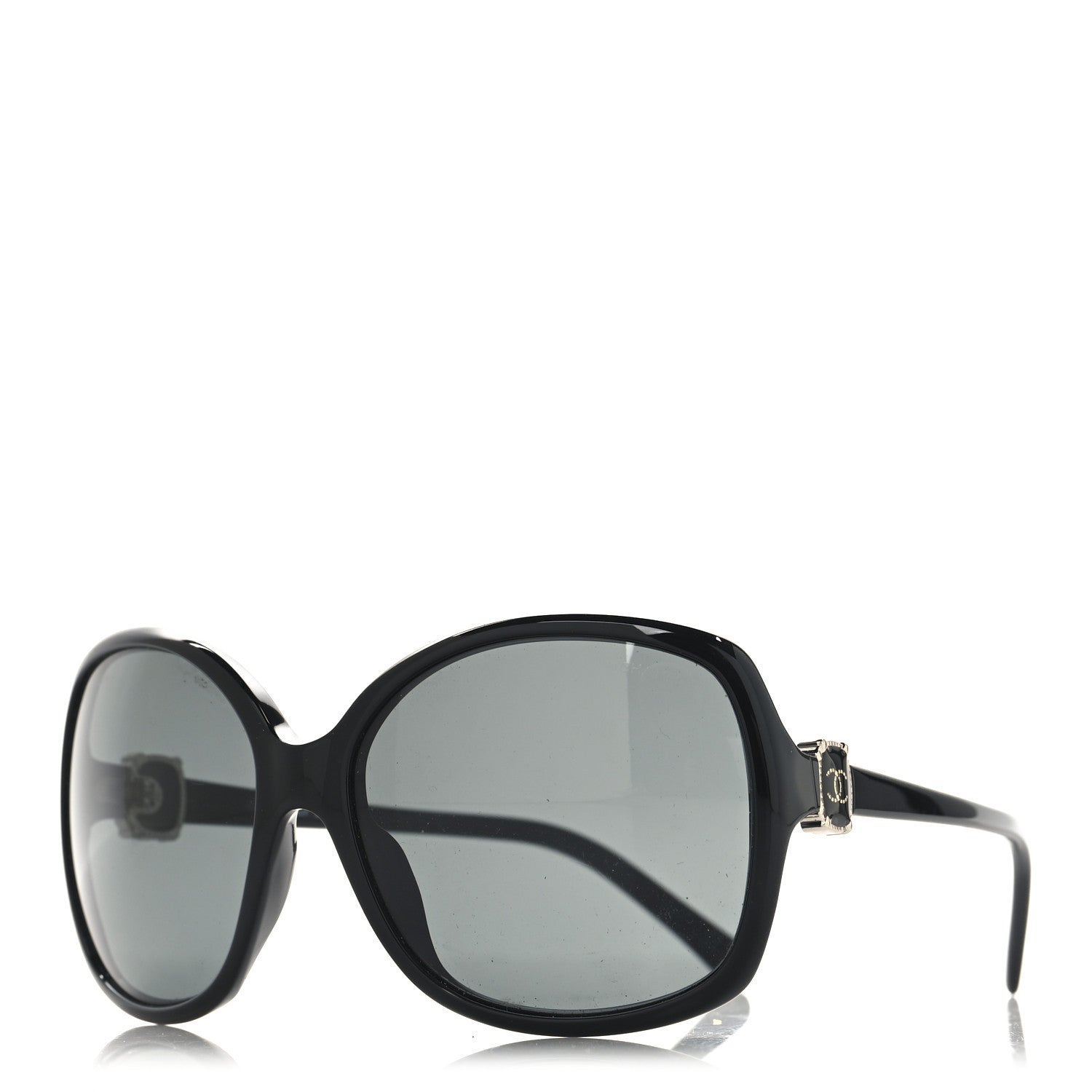 Chanel Acetate CC Sunglasses 5174 Black 1 of 7