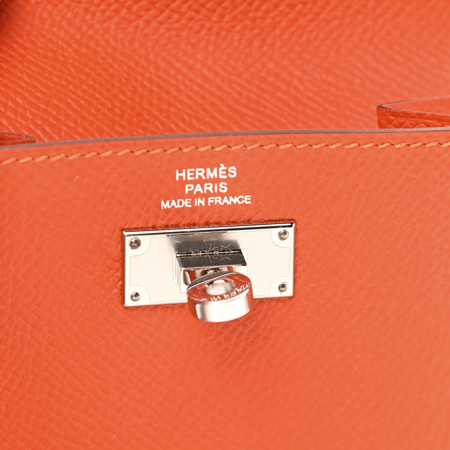 Hermes Epsom Kelly Pocket Compact Wallet Orange Poppy 5 of 5