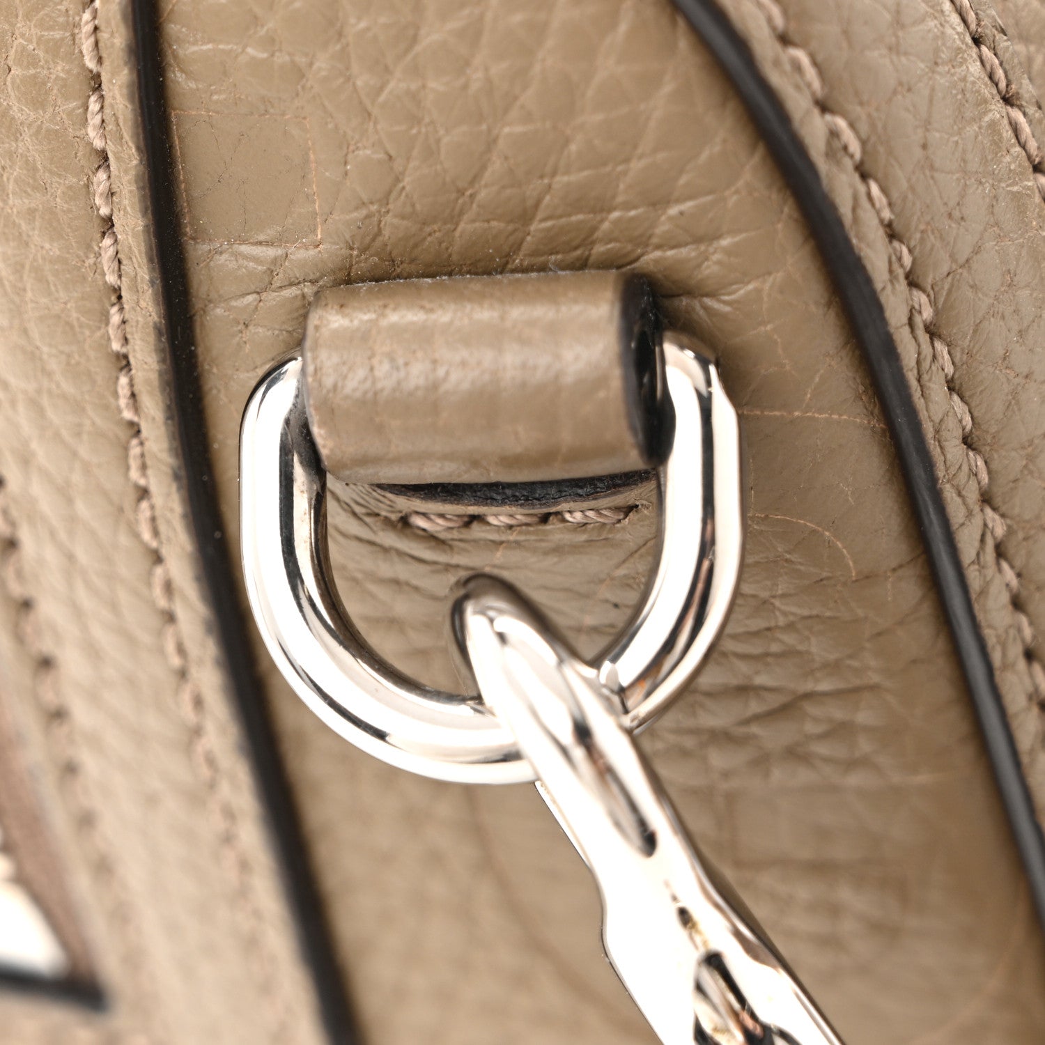 Gucci Piuma Calfskin Jumbo GG Embossed Mini Duffle Bag Good Taupe 13 of 13