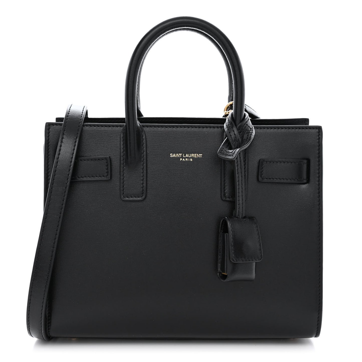 Calfskin Nano Sac De Jour Black
