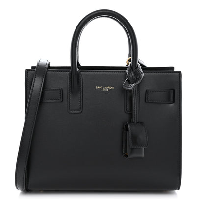 Saint Laurent Calfskin Nano Sac De Jour Black 1 of 10