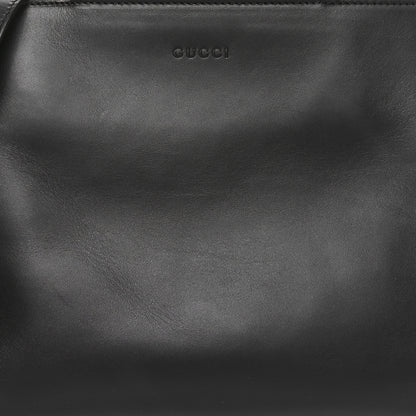 Gucci Nappa Bamboo Small Nymphaea Top Handle Bag Black 8 of 10