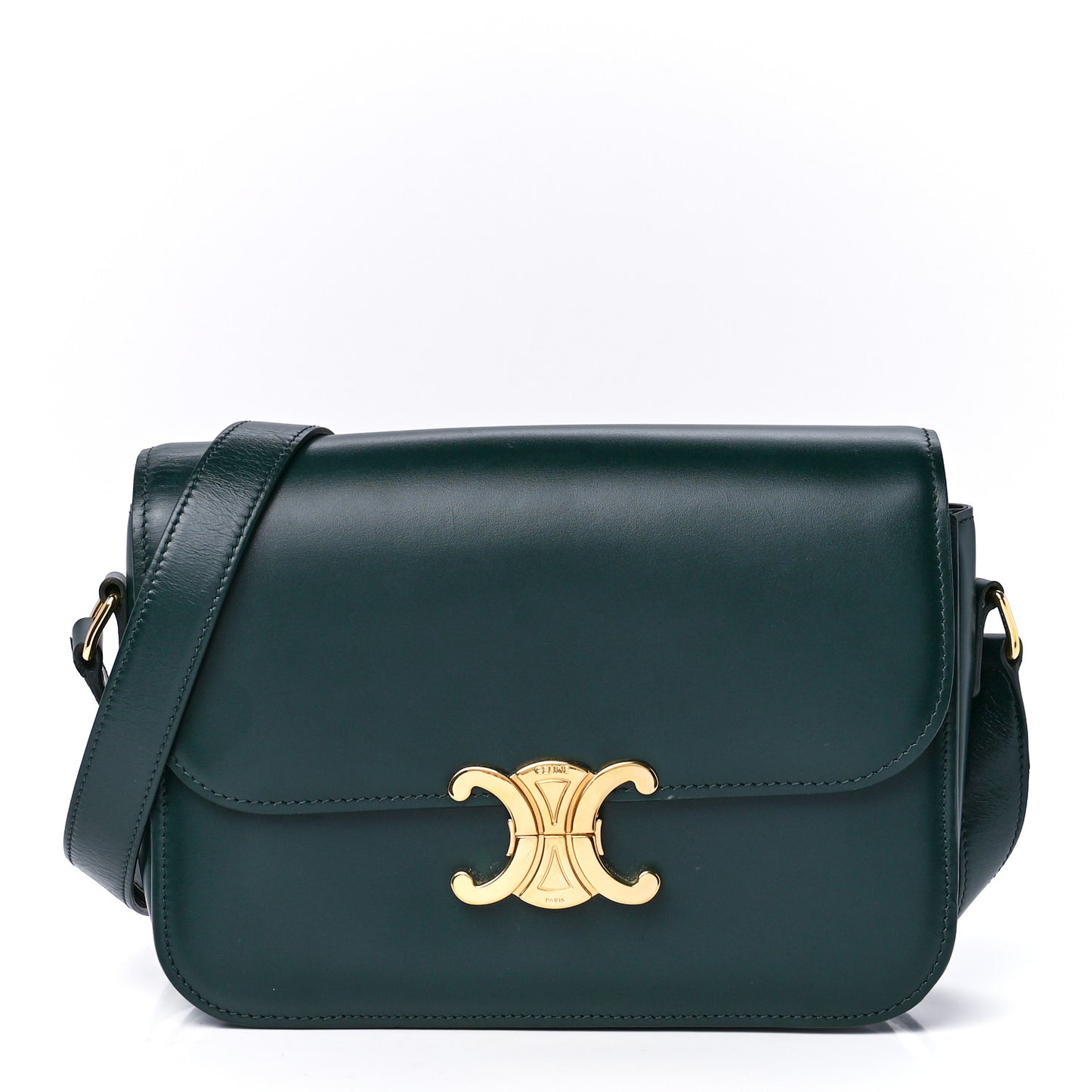 Shiny Calfskin Medium Triomphe Amazone