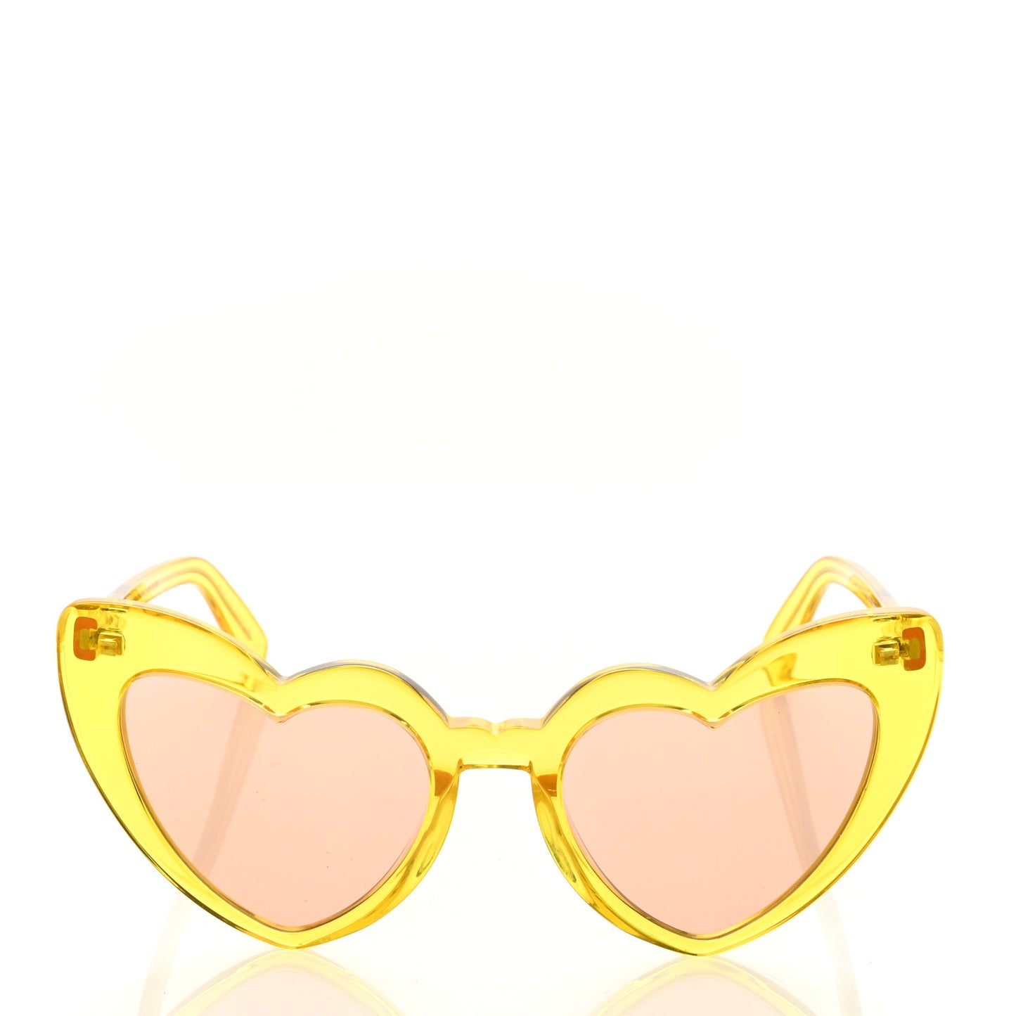 Acetate Heart Frame Loulou SL181 Sunglasses Yellow