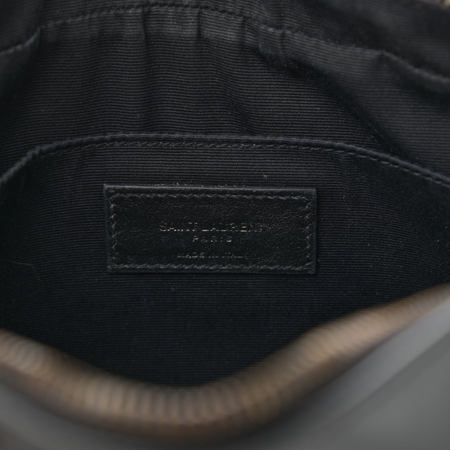 Calfskin Matelasse Monogram Lou Camera Bag Black