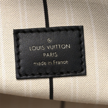 Louis Vuitton Canvas Calfskin Monogram On My Side MM Black 6 of 10