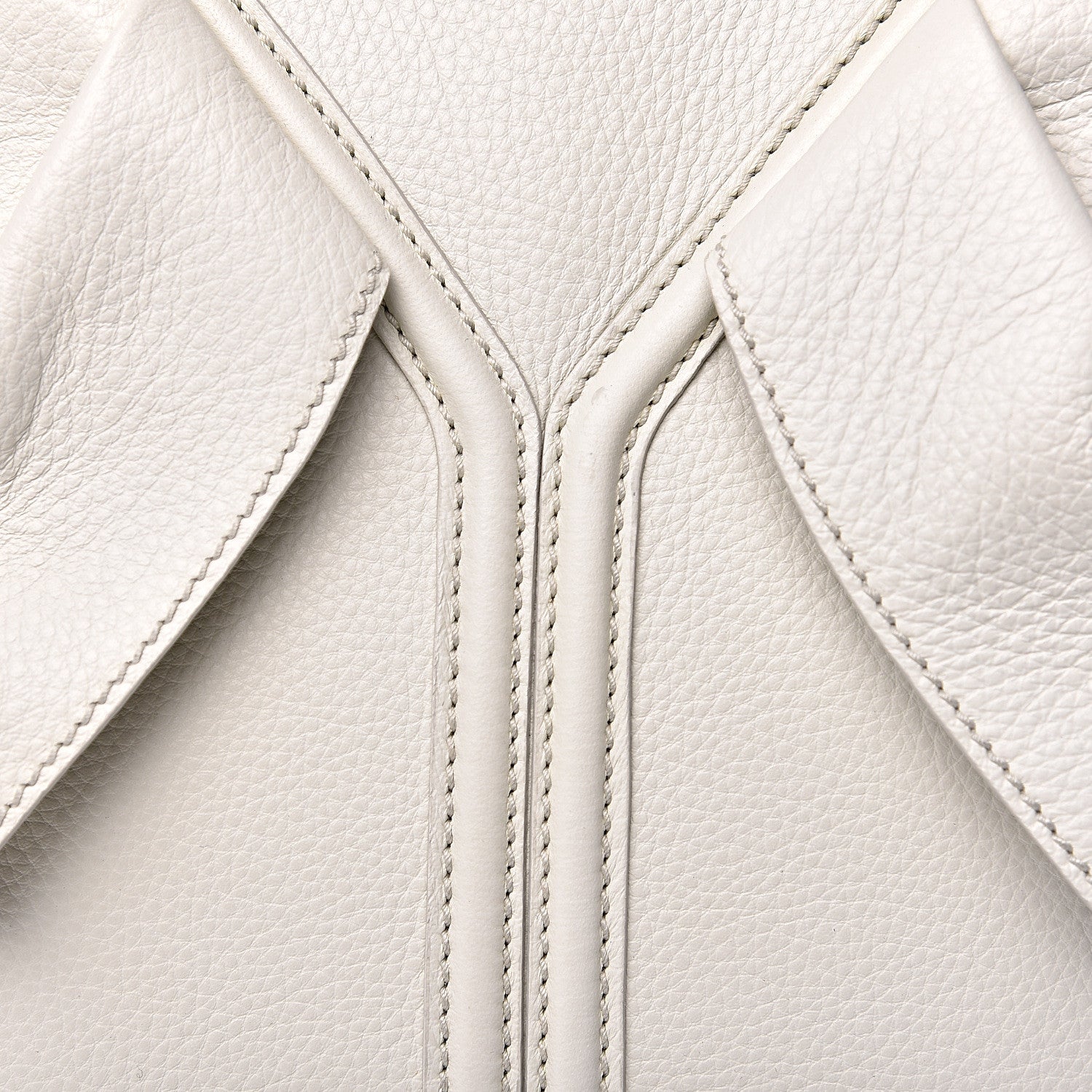 Saint Laurent Calfskin Large Y Bow Tote White 10 of 10