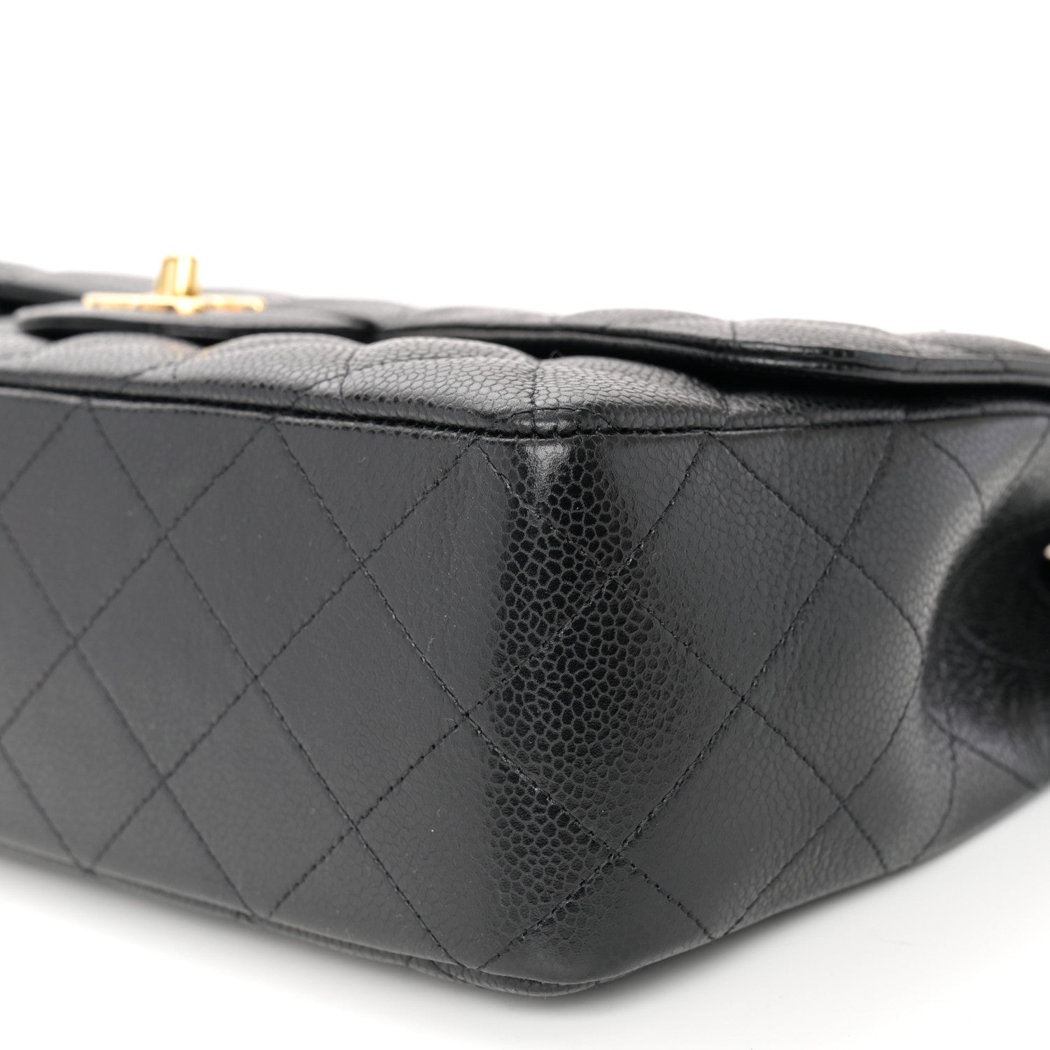 Chanel Caviar Quilted Jumbo Single Flap Black 10 of 11