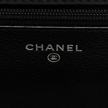 Chanel Caviar Quilted Wallet on Chain WOC Black 6 of 11