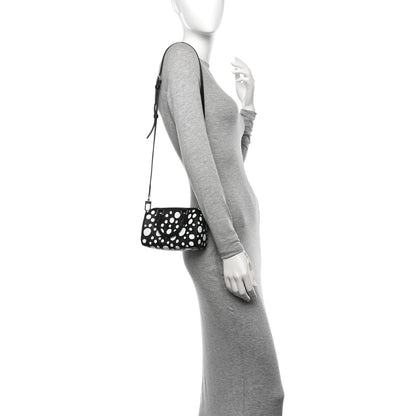 Louis Vuitton LV X YK Empreinte Infinity Dots Nano Speedy Bandouliere Black White 2 of 12
