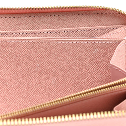 Louis Vuitton Damier Azur Zippy Wallet Rose Ballerine 7 of 9