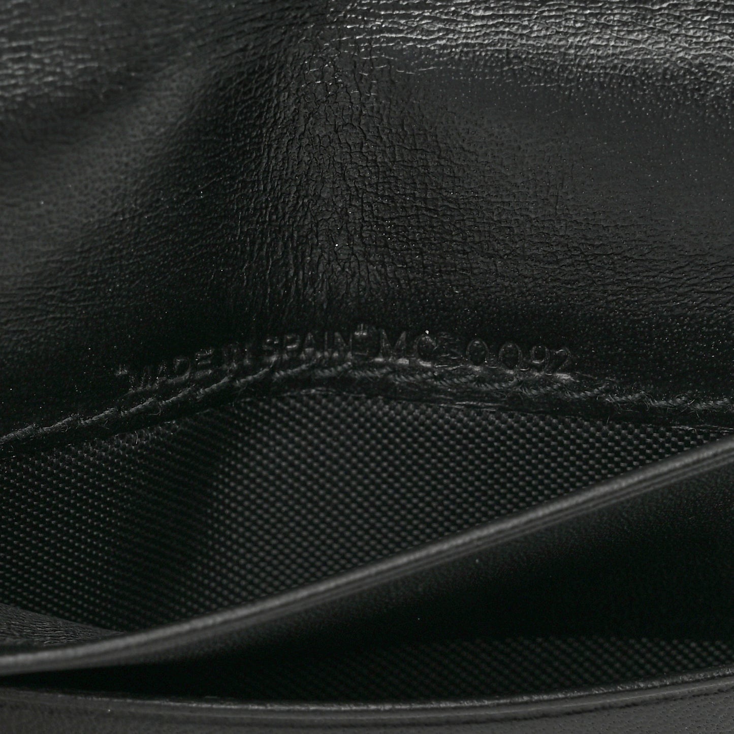 Monogram Compact Wallet Black
