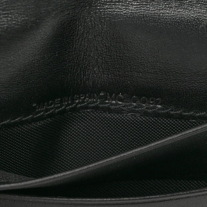 Christian Dior Monogram Compact Wallet Black 7 of 7