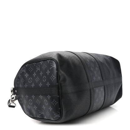 Louis Vuitton Taigarama Keepall Bandouliere 50 Black 3 of 10