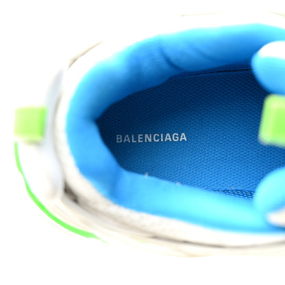 Balenciaga Mesh Nylon Mens Track Sneakers 40 White Green Blue 6 of 12