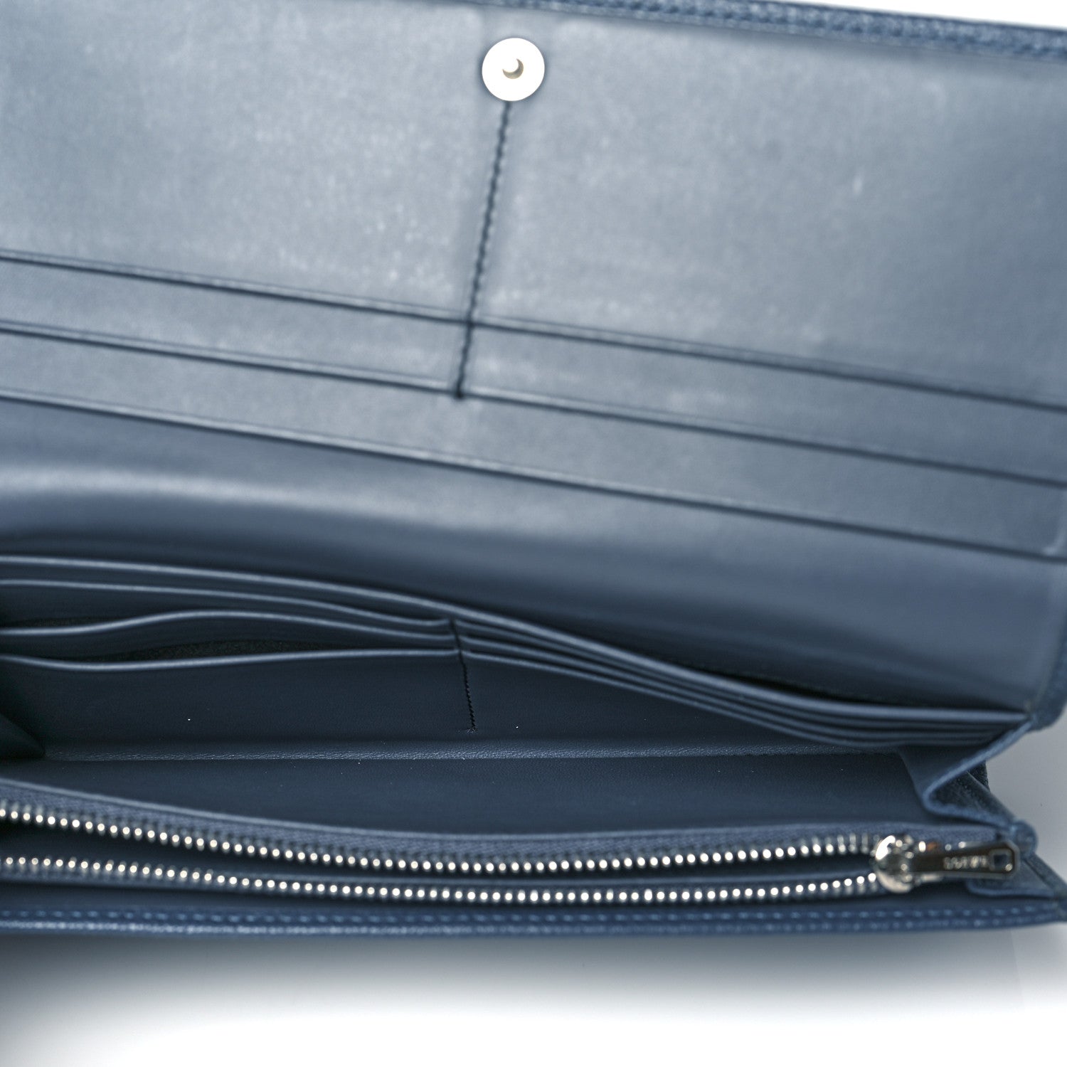 Loewe Goatskin Continental Wallet Navy 5 of 8