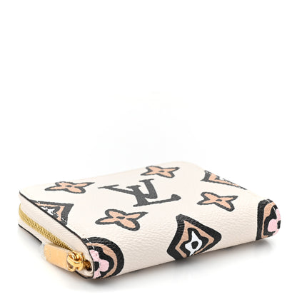 Louis Vuitton Monogram Giant Wild At Heart Zippy Coin Purse Creme 4 of 10
