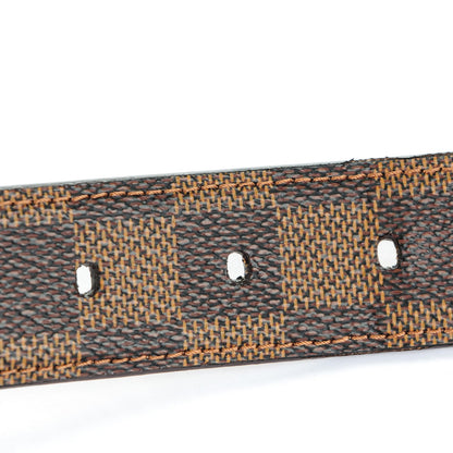 Louis Vuitton Damier Ebene 30mm Ellipse Belt 85 34 7 of 7