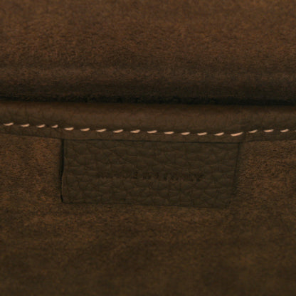 Celine Drummed Calfskin Nano Luggage Souris 7 of 10