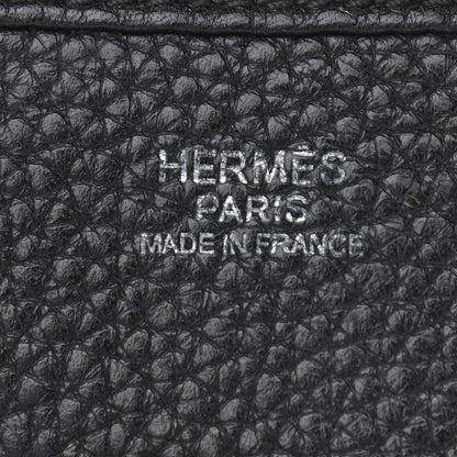 Hermes Taurillon Clemence Evelyne III GM Black 6 of 9