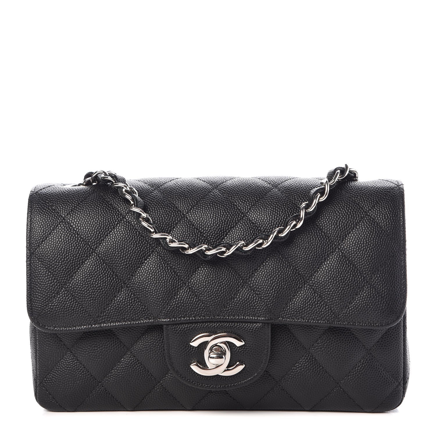 Chanel Caviar Quilted Mini Rectangular Flap Black 1 of 10