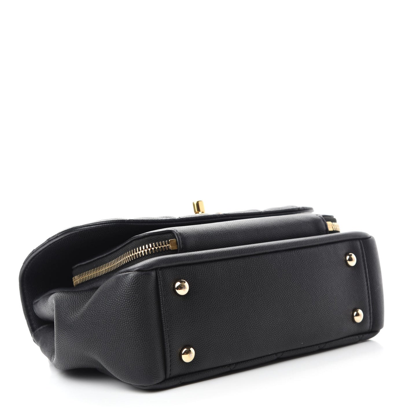 Caviar Quilted Medium Business Affinity Flap Black