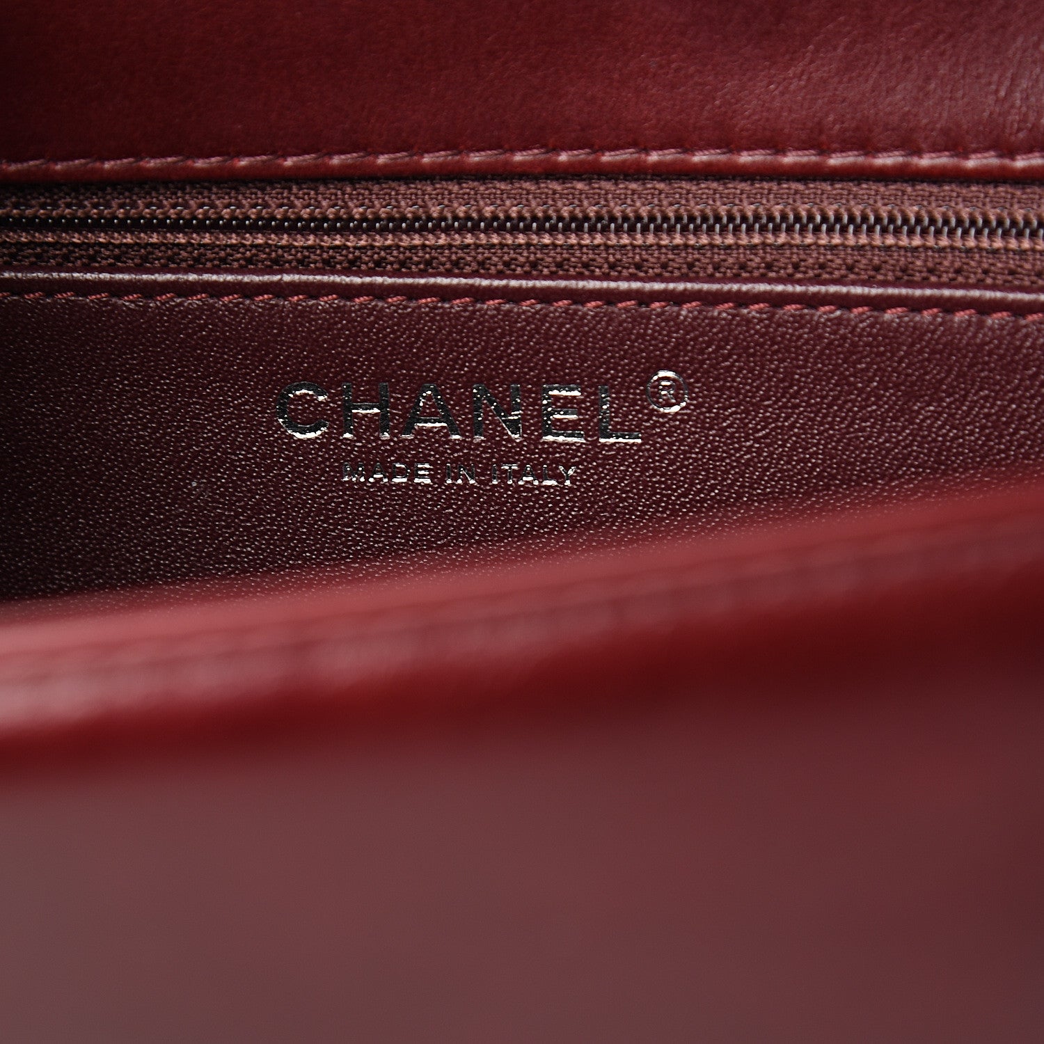 Chanel Calfskin Embossed New Medium Paris Salzburg Boy Flap Red 5 of 9