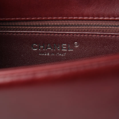 Chanel Calfskin Embossed New Medium Paris Salzburg Boy Flap Red 5 of 9