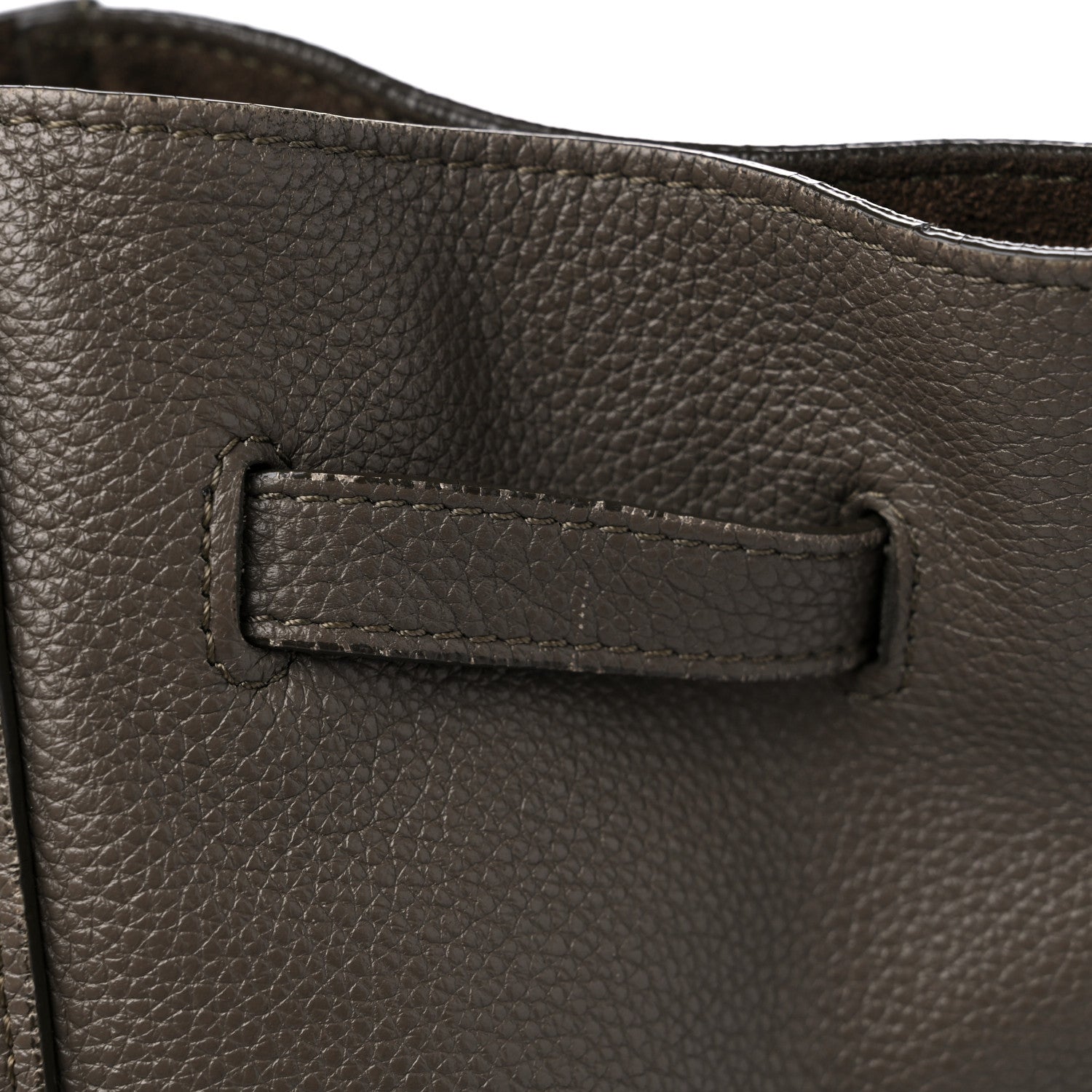 Celine Soft Grained Calfskin Small Belt Cabas Phantom Taupe 16 of 16