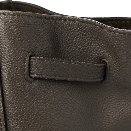 Celine Soft Grained Calfskin Small Belt Cabas Phantom Taupe 16 of 16