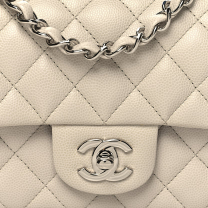 Chanel Caviar Quilted Mini Rectangular Flap Ivory 8 of 11