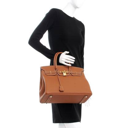 Hermes Togo Birkin 35 Gold 2 of 28