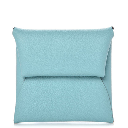 Hermes Evercolor Bastia Coin Purse Bleu Atoll 1 of 8