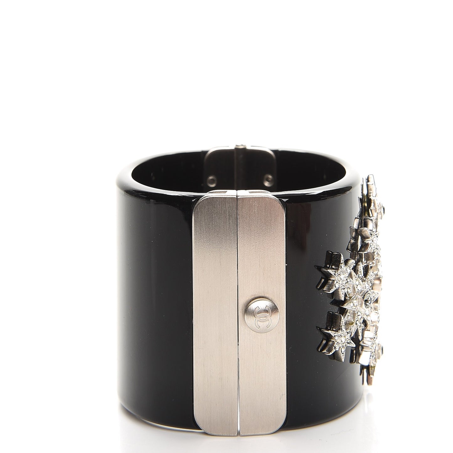 Resin Crystal Star CC Cuff Black