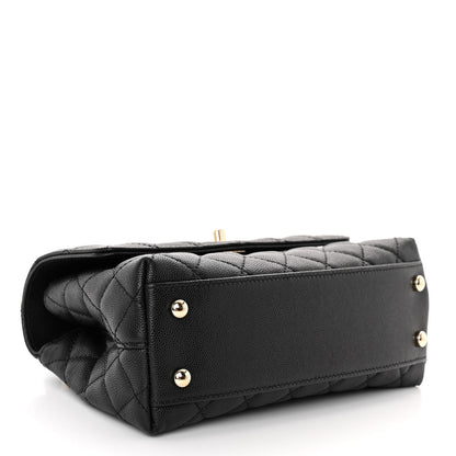 Chanel Caviar Quilted Mini Coco Handle Flap Black 4 of 11