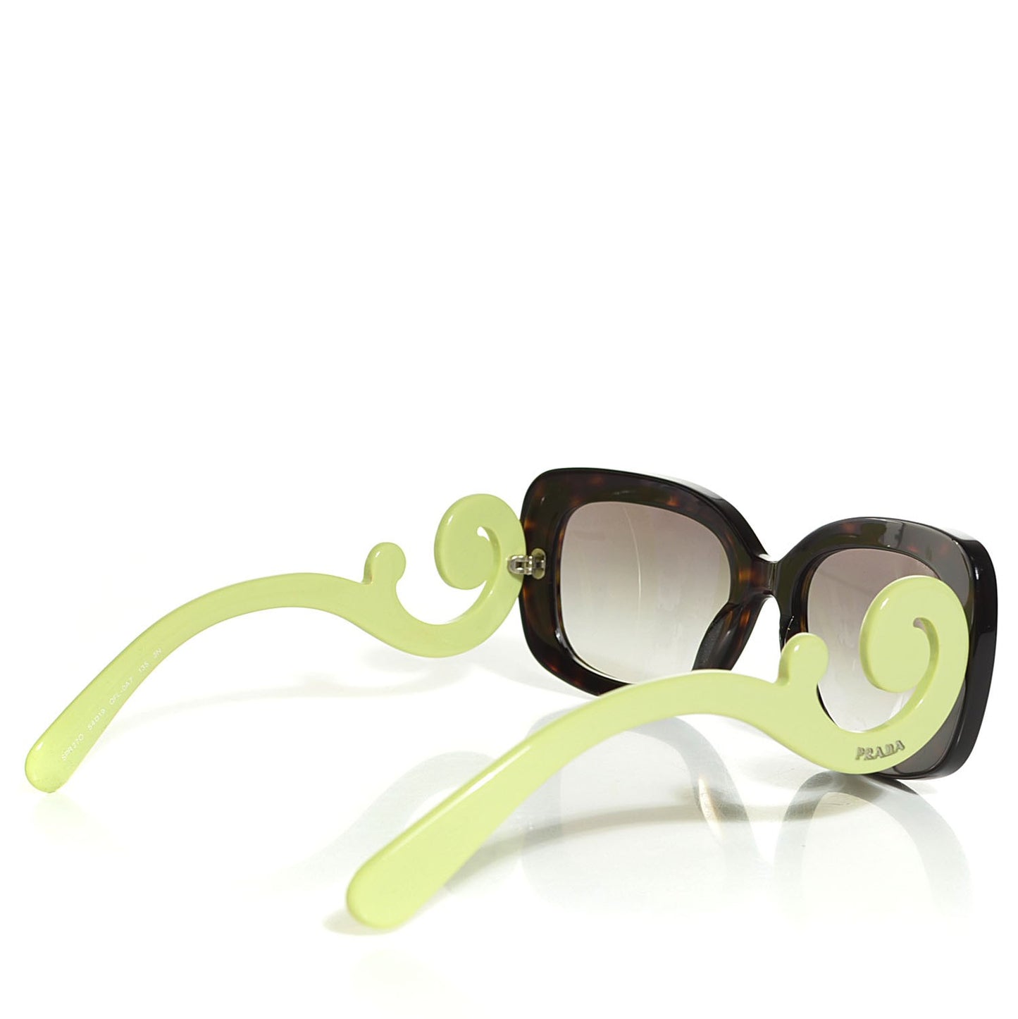 Acetate Baroque Sunglasses SPR 27O Tortoise Green
