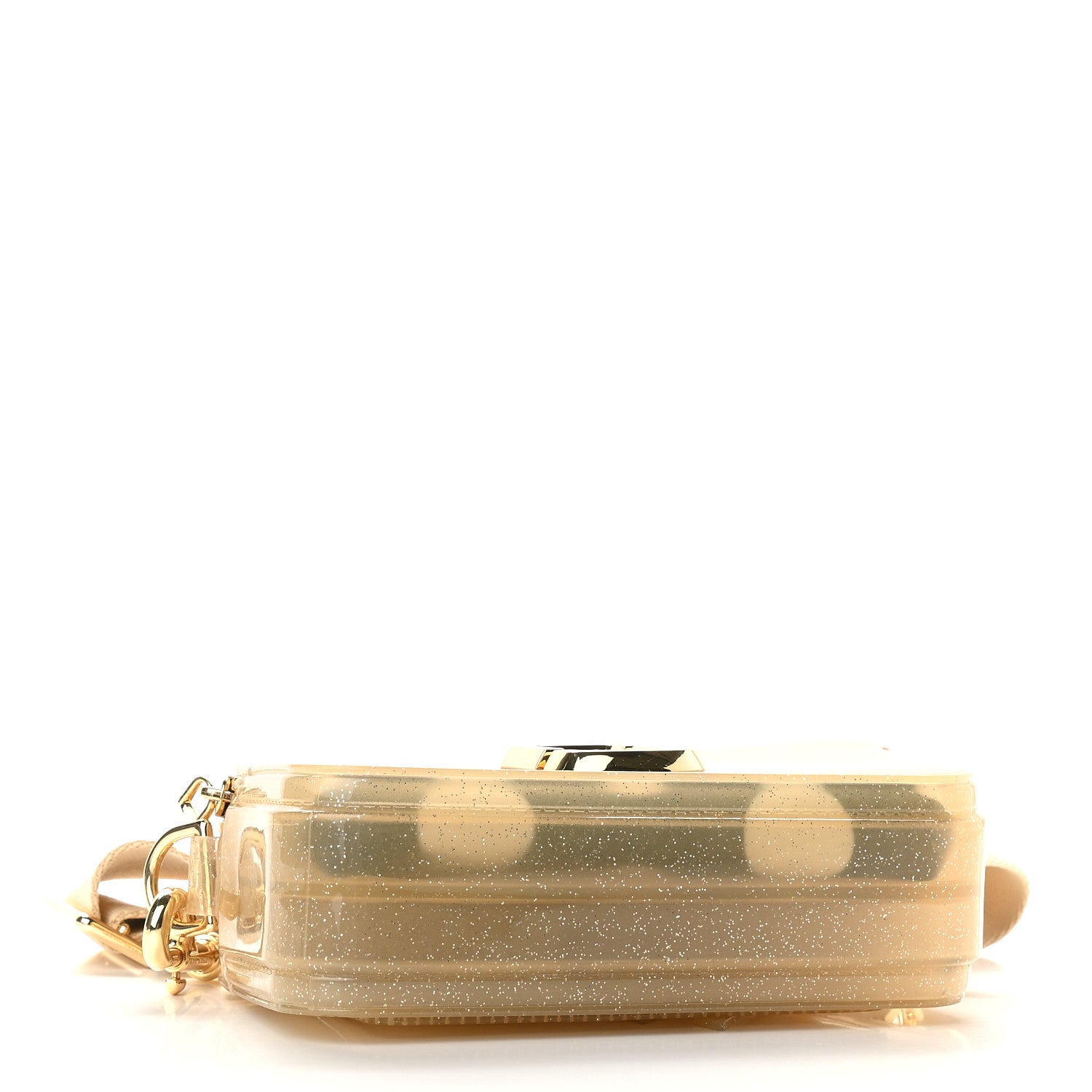 Marc Jacobs Jelly Glitter Small Snapshot Camera Bag Gold Silver 4 of 9