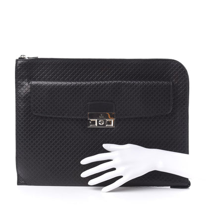 Gucci Diamante Travel Laptop Document Case Black 2 of 11