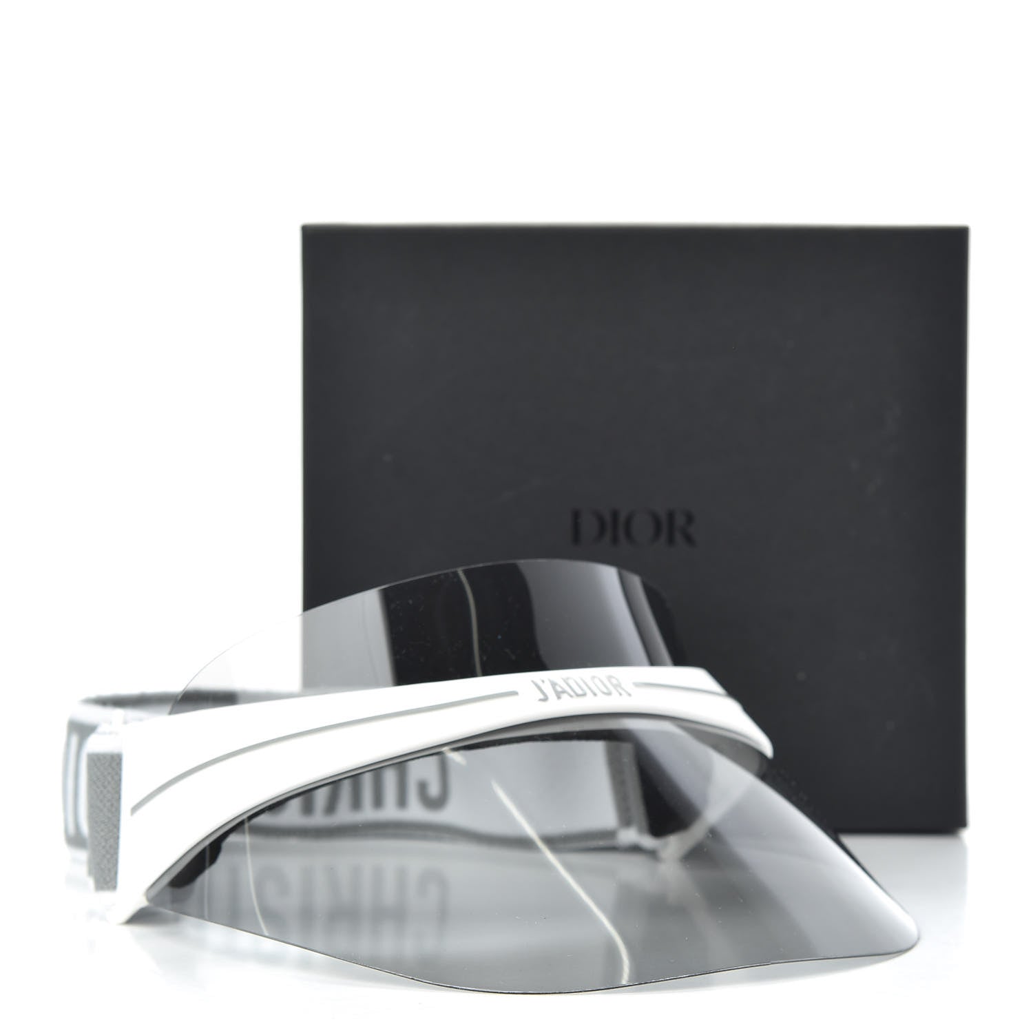 Christian Dior Mirrored DiorClub1 Sun Visor Grey 7 of 7