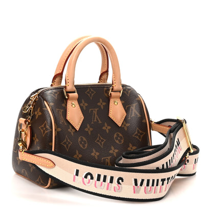 Louis Vuitton Monogram Speedy Bandouliere 20 Black 3 of 10