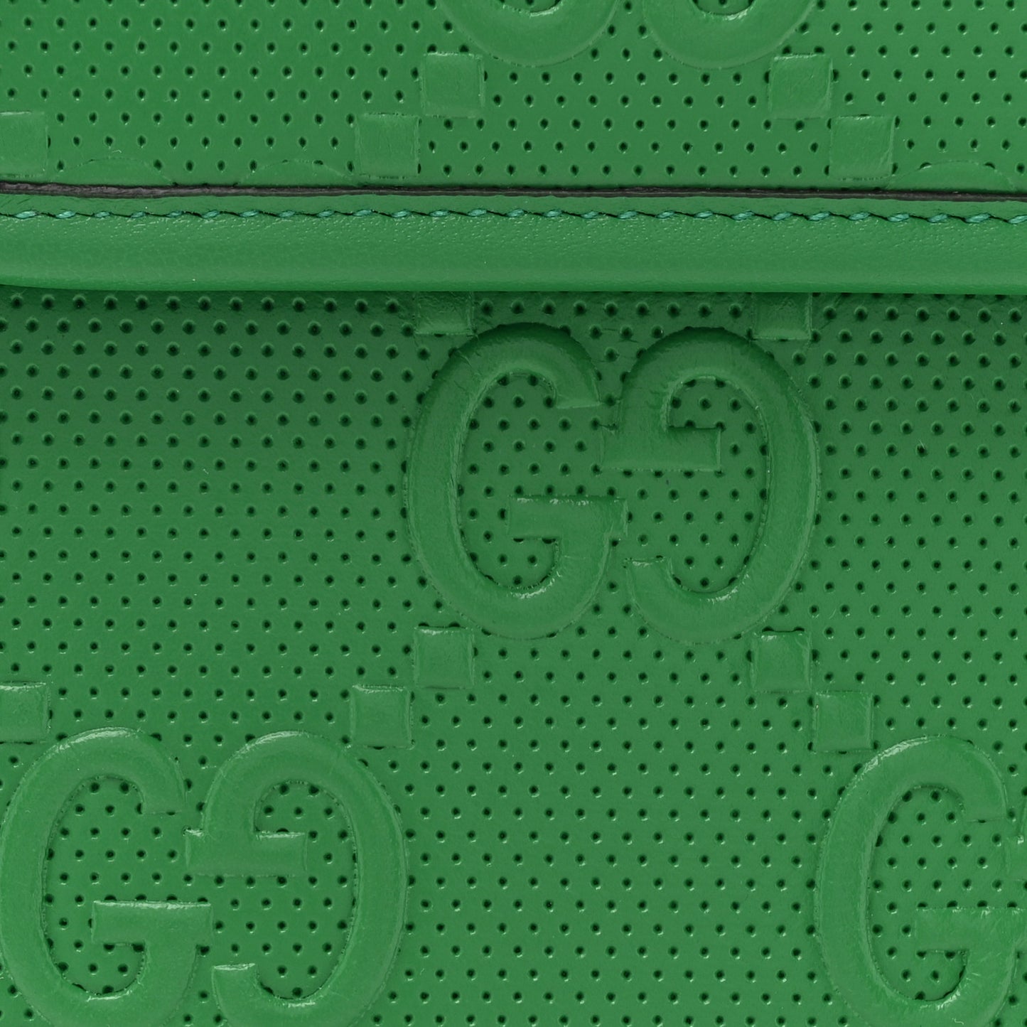 Calfskin GG Tennis Embossed Mini Crossbody Bag New Shamarock