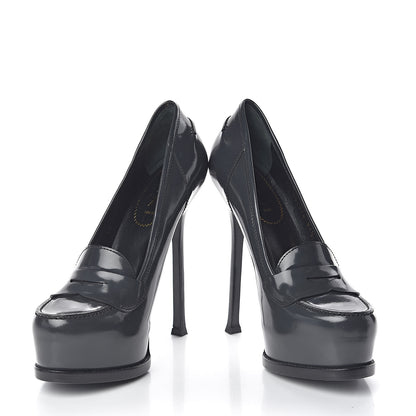Saint Laurent Loafer-Style Tribtoo 140 Pumps 39.5 Dark Blue 5 of 9