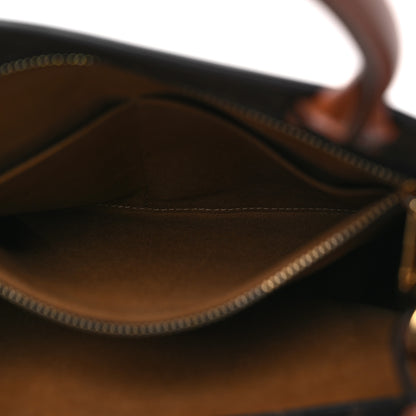 Celine Triomphe Canvas Calfskin Small Vertical Cabas Tan 5 of 15