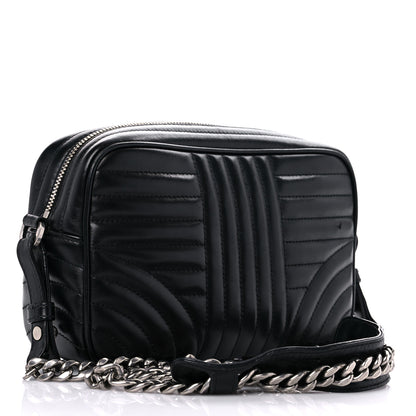 Prada Soft Calfskin Diagramme Crossbody Bag Black 3 of 16