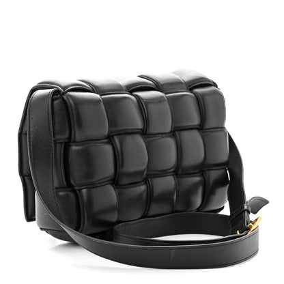 Bottega Veneta BOTTEGA VENETA Nappa Maxi Intreccio Padded Cassette Crossbody Bag Black 3 of 14