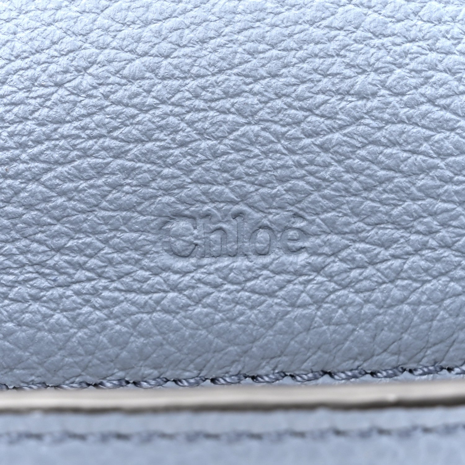 Chloe Calfskin Nano Marcie Round Crossbody Bag Shady Blue 6 of 9