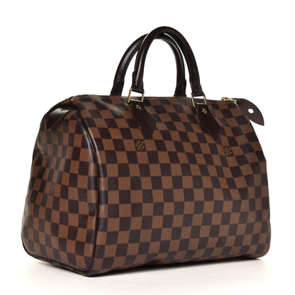 Louis Vuitton Damier Ebene Speedy 30 4 of 10